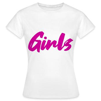 Filles - T-shirt Femme - blanc - Devant - AI Model Female 172 dark (172cm)