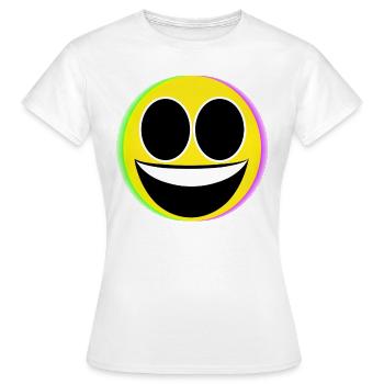 emoji - T-shirt Femme - blanc - Devant - AI Model Female 172 dark (172cm)