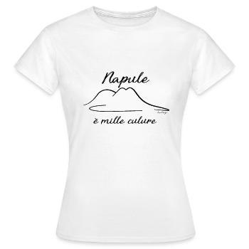 Mille colori di Napoli - Maglietta da donna - bianco - Fronte - AI Model Female 172 dark (172cm)