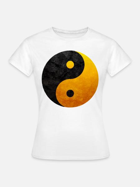 Das Yin und yang - Frauen T-Shirt - Weiß