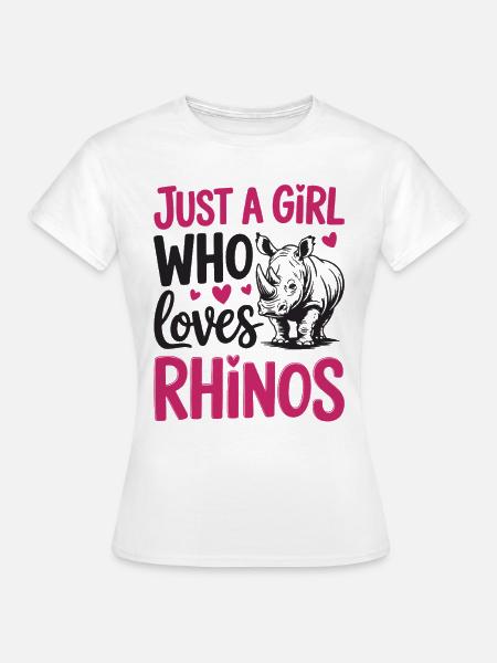 Nashorn - Frauen T-Shirt - Weiß
