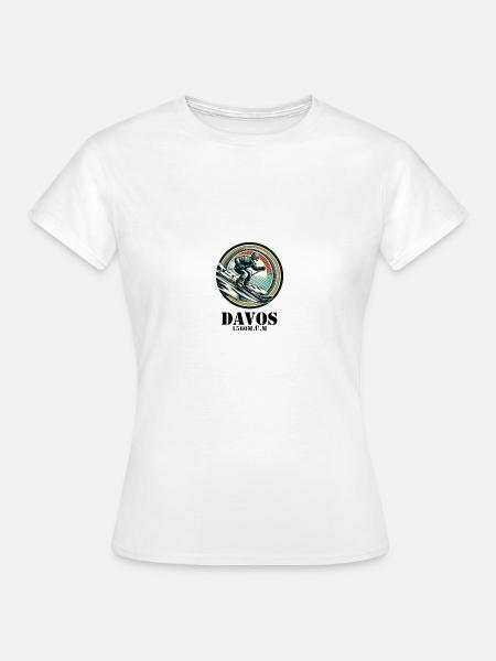 Davos - Frauen T-Shirt - Weiß