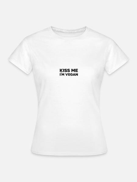 Veganer Veganerin Veganismus Geschenk Vegan - Frauen T-Shirt - Weiß