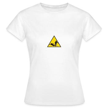 Fussballer Fussballspieler Fussball Sprüche Foul - Frauen T-Shirt - Weiß - Vorne - AI Model Female 172 dark (172cm)