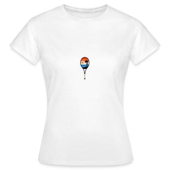 Joueur de tennis Raquette de tennis Jeu de tennis Cadeau - T-shirt Femme - blanc - Devant - AI Model Female 172 dark (172cm)