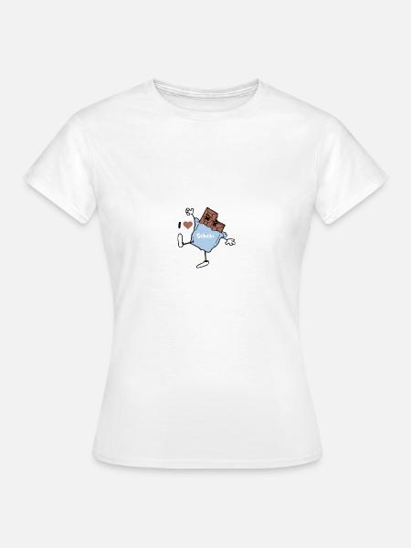 Schoki - Frauen T-Shirt - Weiß