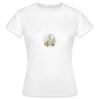 Meerestiere - Frauen T-Shirt - Weiß - Vorne - AI Model Female 172 dark (172cm)