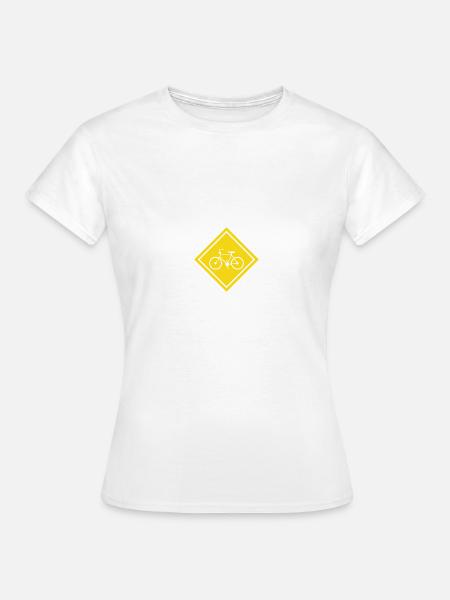 Fahrrad - Frauen T-Shirt - Weiß
