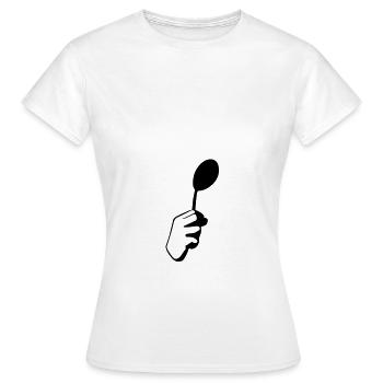 Quote - Women's T-Shirt - white - Front - AI Model Female 172 dark (172cm)