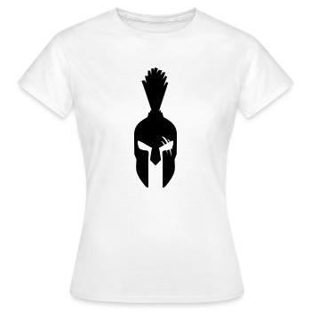 Spartiates - T-shirt Femme - blanc - Devant - AI Model Female 172 dark (172cm)