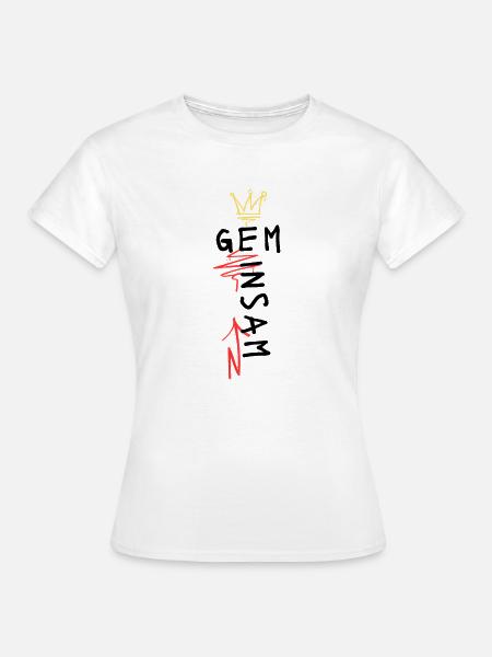 Gemeinsam - Frauen T-Shirt - Weiß