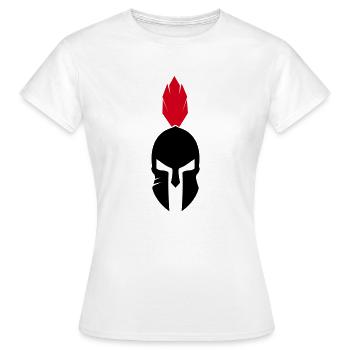 Spartan - Women's T-Shirt - white - Front - AI Model Female 172 dark (172cm)