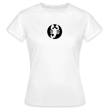 Sternbild Skorpion, Horoskop - Frauen T-Shirt - Weiß - Vorne - AI Model Female 172 dark (172cm)