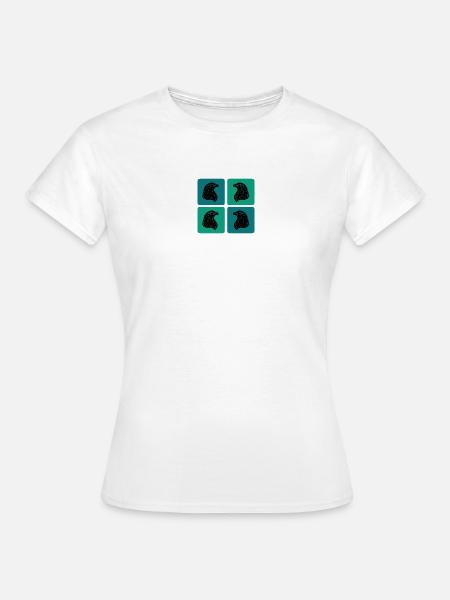 Adler Design - Frauen T-Shirt - Weiß