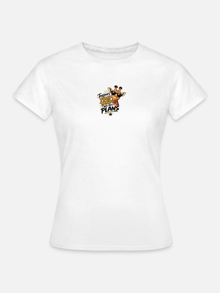 Immer später kühle Giraffe - Frauen T-Shirt - Weiß