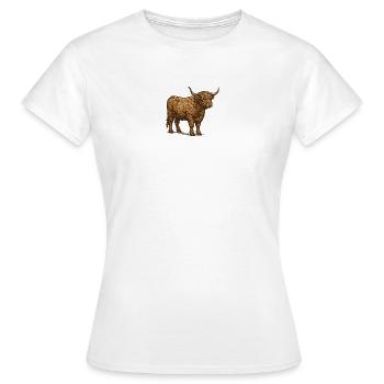 Highlander - Frauen T-Shirt - Weiß - Vorne - AI Model Female 172 dark (172cm)