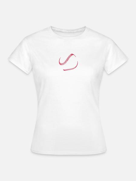 Baseball - Frauen T-Shirt - Weiß