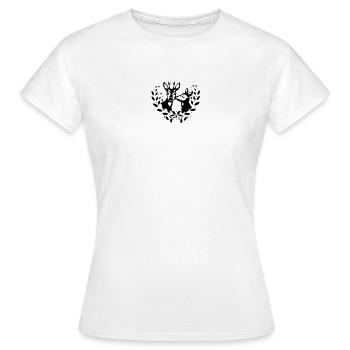 Reh und Rehbock - Frauen T-Shirt - Weiß - Vorne - AI Model Female 172 dark (172cm)