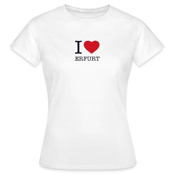 J’ADORE ERFURT - T-shirt Femme - blanc - Devant - AI Model Female 172 dark (172cm)