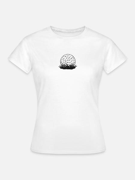 Golfball - Frauen T-Shirt - Weiß