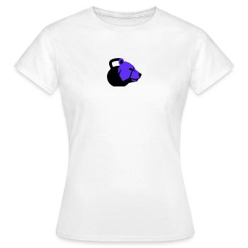 KettleBear violett - Frauen T-Shirt - Weiß - Vorne - AI Model Female 172 dark (172cm)