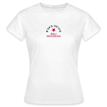 Bali - Frauen T-Shirt - Weiß - Vorne - AI Model Female 172 dark (172cm)
