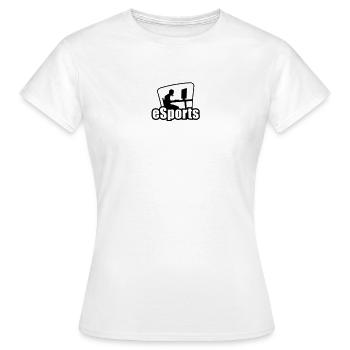 esports - Frauen T-Shirt - Weiß - Vorne - AI Model Female 172 dark (172cm)