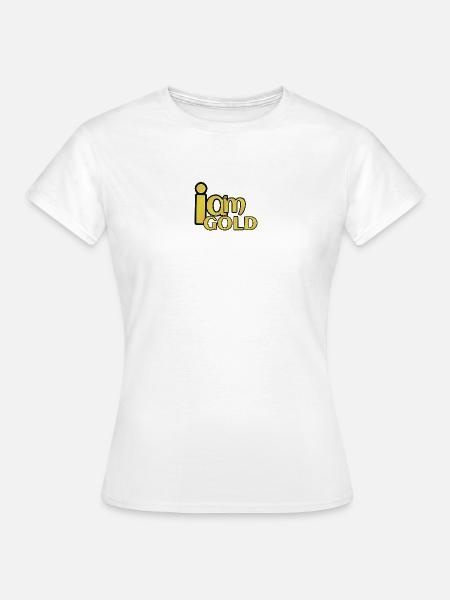 i am GOLD - Frauen T-Shirt - Weiß