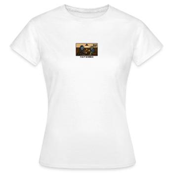 Affaires louches - T-shirt Femme - blanc - Devant - AI Model Female 172 dark (172cm)