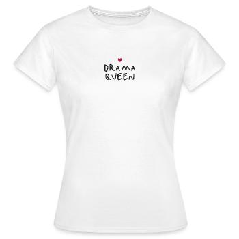 Queen Drama - Women's T-Shirt - white - Front - AI Model Female 172 dark (172cm)
