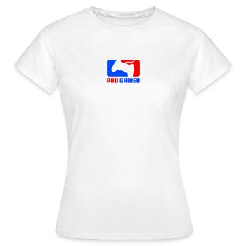 pro gamer - Frauen T-Shirt - Weiß - Vorne - AI Model Female 172 dark (172cm)