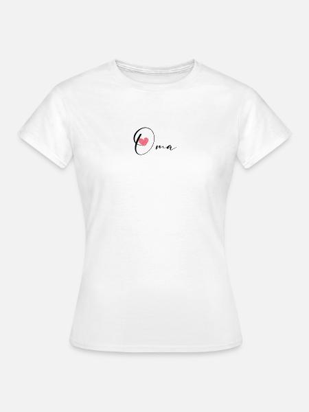 Oma - Frauen T-Shirt - Weiß