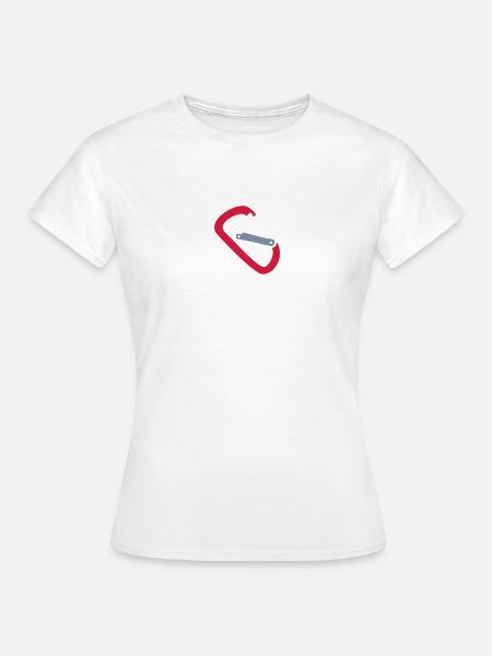 Karabiner - Frauen T-Shirt - Weiß