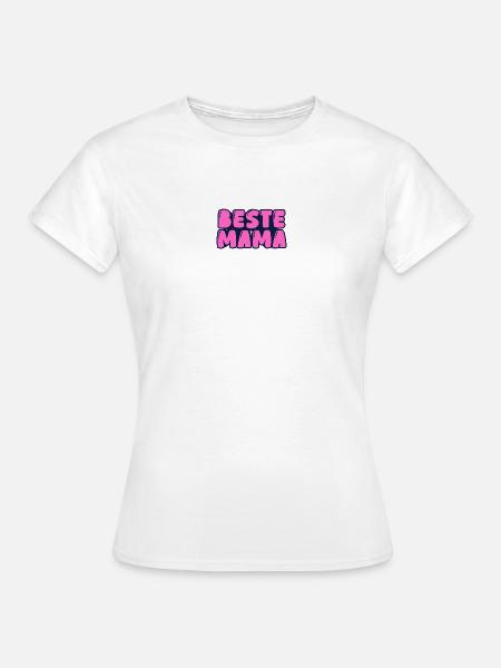 beste Mama - Frauen T-Shirt - Weiß