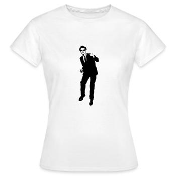 ska Tänzerin - Frauen T-Shirt - Weiß - Vorne - AI Model Female 172 dark (172cm)