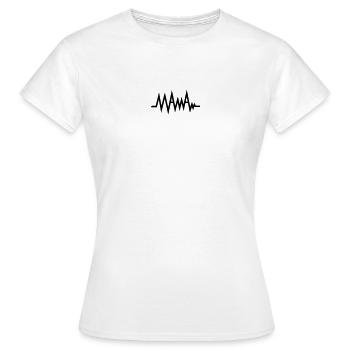 MAMA - Women's T-Shirt - white - Front - AI Model Female 172 dark (172cm)