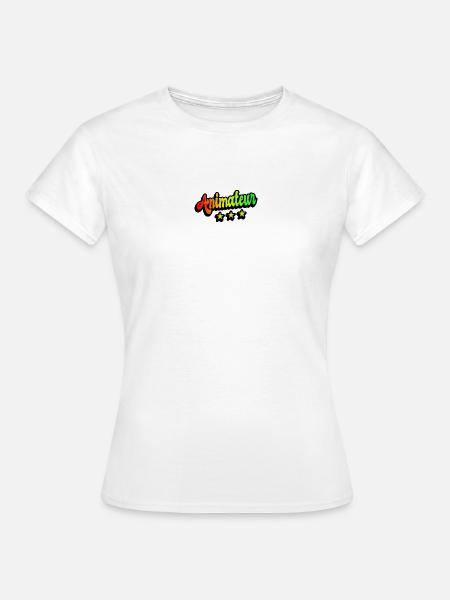 Animateur Regenbogen Design - Frauen T-Shirt - Weiß