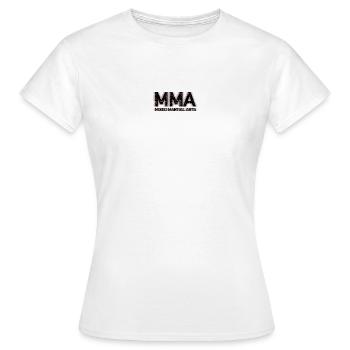 Mixed Martial Arts MMA - T-shirt Femme - blanc - Devant - AI Model Female 172 dark (172cm)