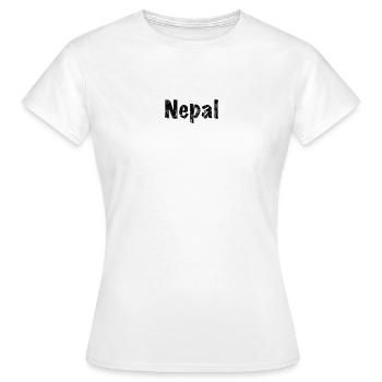 Nepal - Frauen T-Shirt - Weiß - Vorne - AI Model Female 172 dark (172cm)
