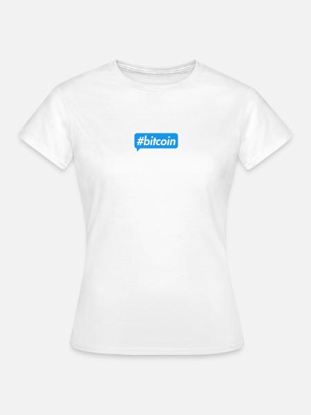 Bitcoin Blockchain Motivationsdesign - Frauen T-Shirt - Weiß