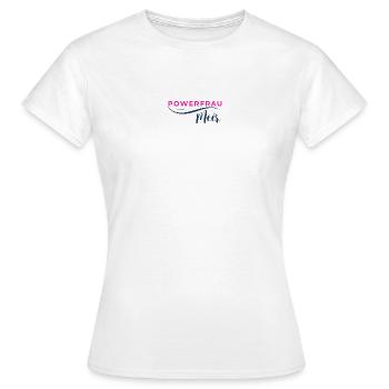 Powerfrau vom Meer pink - Frauen T-Shirt - Weiß - Vorne - AI Model Female 172 dark (172cm)