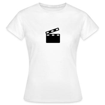 Film Kino - Frauen T-Shirt - Weiß - Vorne - AI Model Female 172 dark (172cm)