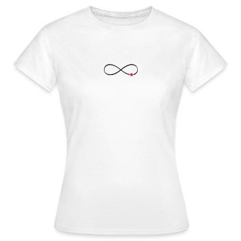 Symbole infini étoile signe infini - T-shirt Femme - blanc - Devant - AI Model Female 172 dark (172cm)
