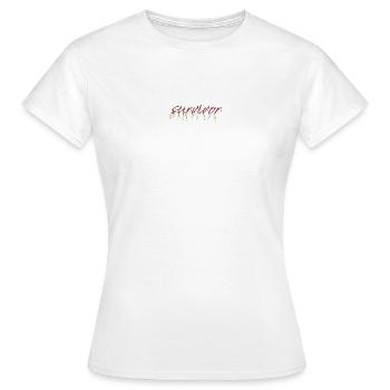 survivant - T-shirt Femme - blanc - Devant - AI Model Female 172 dark (172cm)