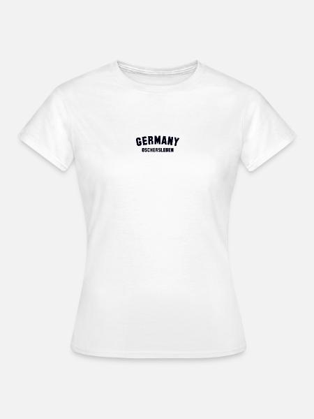OSCHERSLEBEN Germany - Frauen T-Shirt - Weiß
