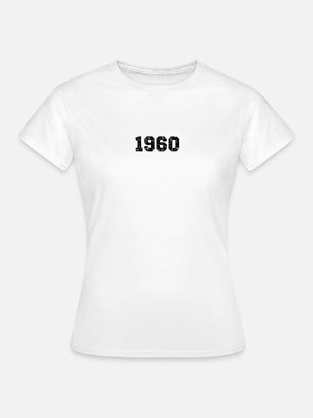 1960 - Frauen T-Shirt - Weiß