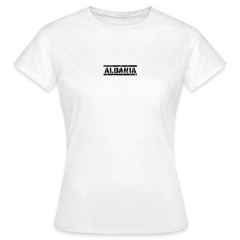Albanie - T-shirt Femme - blanc - Devant - AI Model Female 172 dark (172cm)