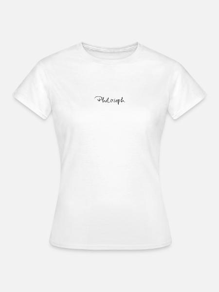 philosophe - T-shirt Femme - blanc