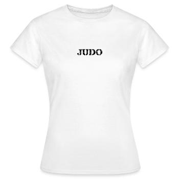 Judo - Women's T-Shirt - white - Front - AI Model Female 172 dark (172cm)