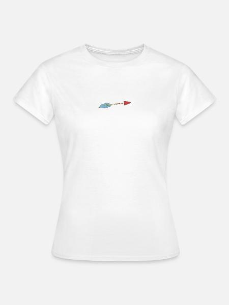 Pfeil - Frauen T-Shirt - Weiß